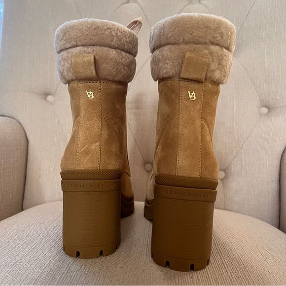 Veronica Beard Westport Water Resistant Hiker Boot Desert US 7.5 NEW MSRP $495 - Picture 7 of 10